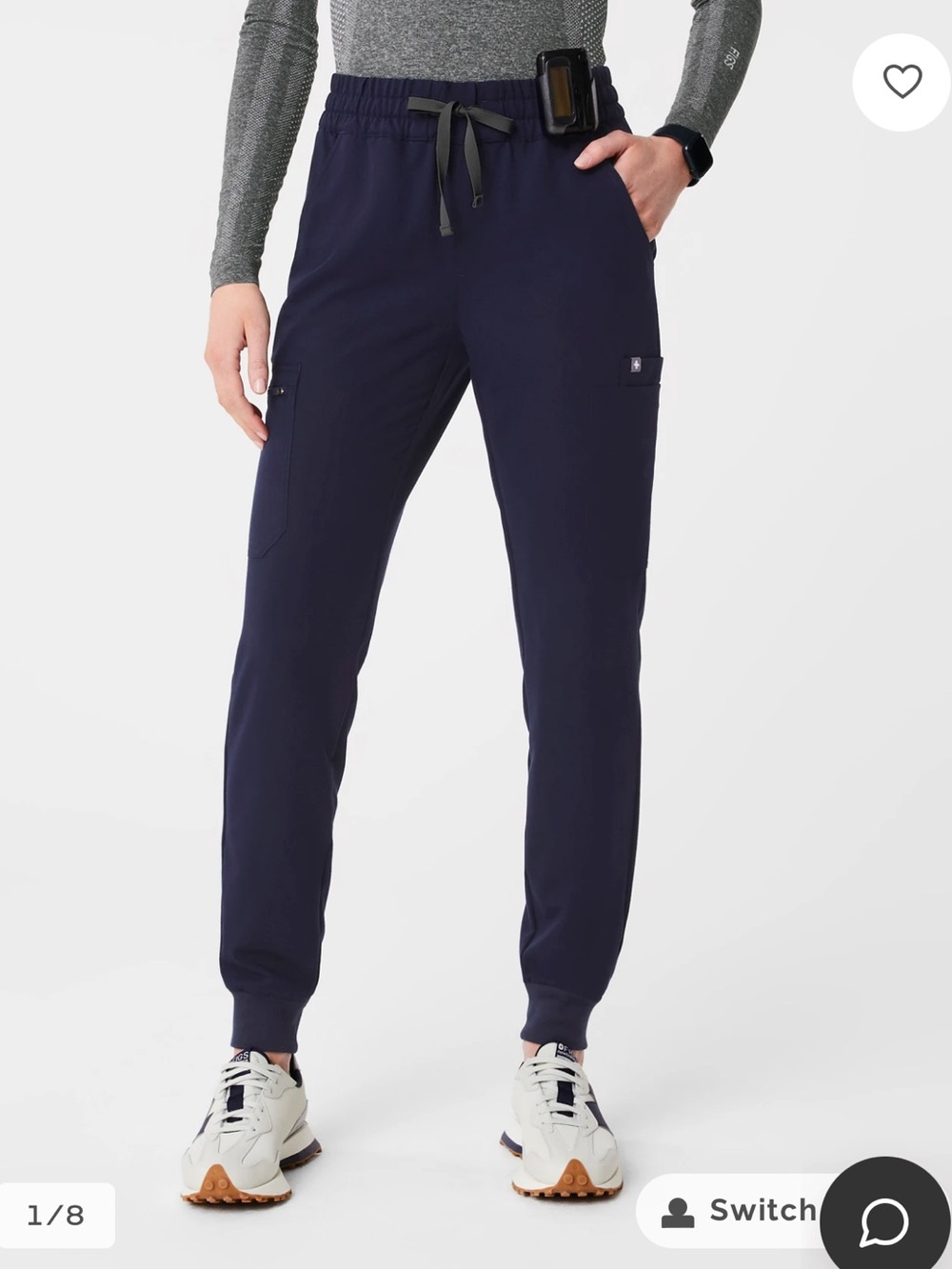 Figs Navy Blue Uman Jogger Scrub Pant